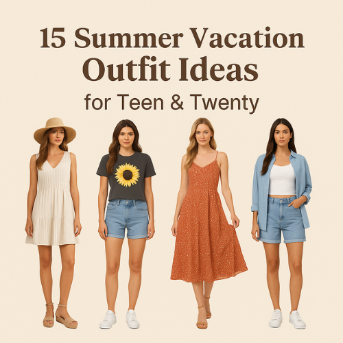 Lightweight sleeveless V-neck summer sundress for women, perfect for beach vacation outfits