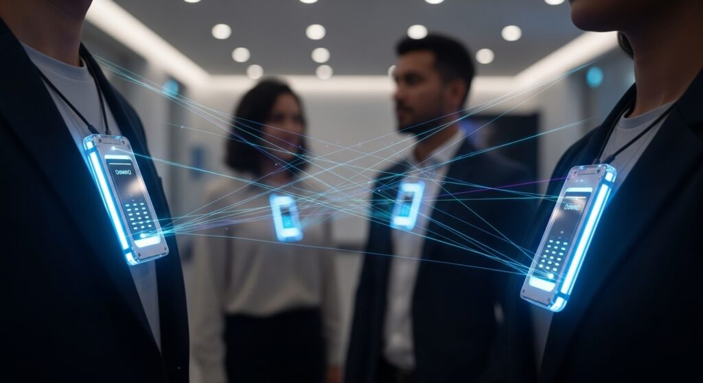 smart digital networking badges