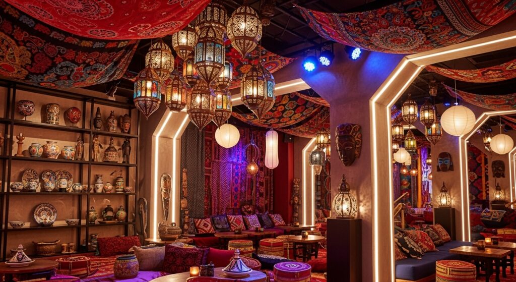 cultural fusion event decor