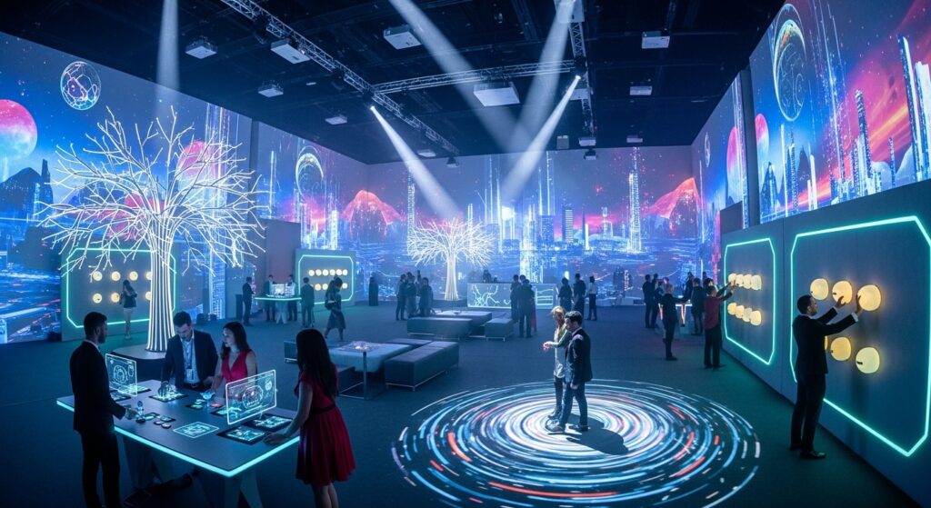 immersive themed event setup