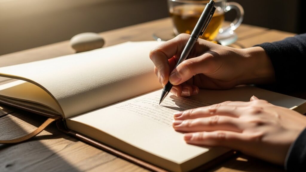 An introvert using deep thinking and creativity to journal ideas.