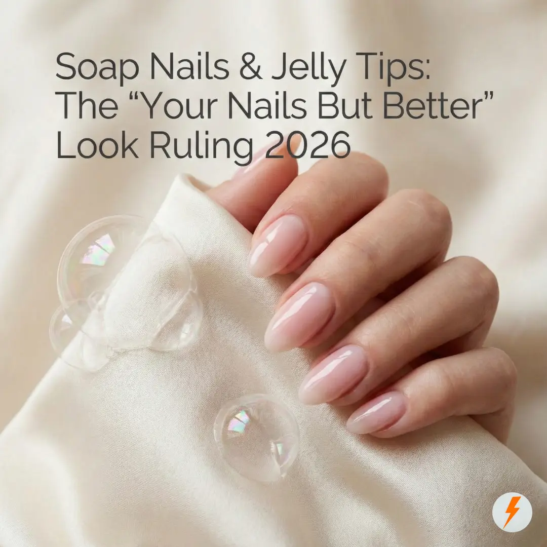 Soap Nails & Jelly Tips: The “Your Nails But Better” Look Ruling 2026