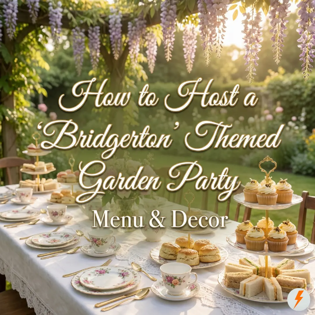 How to Host a Bridgerton Themed Garden Party: The Ultimate Guide to Menu, Decor & Fashion