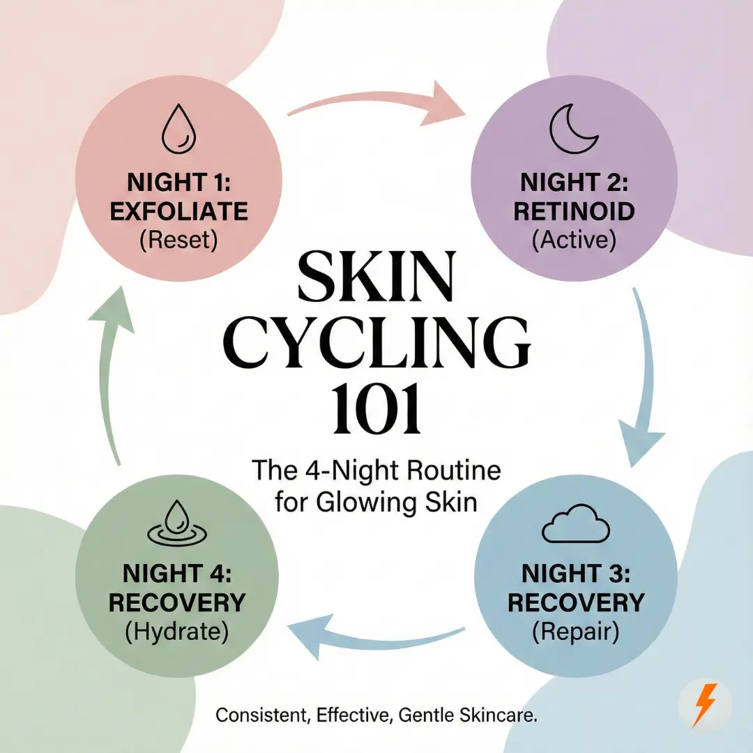Skin Cycling 101: The 4-Night Routine for Glowing Skin
