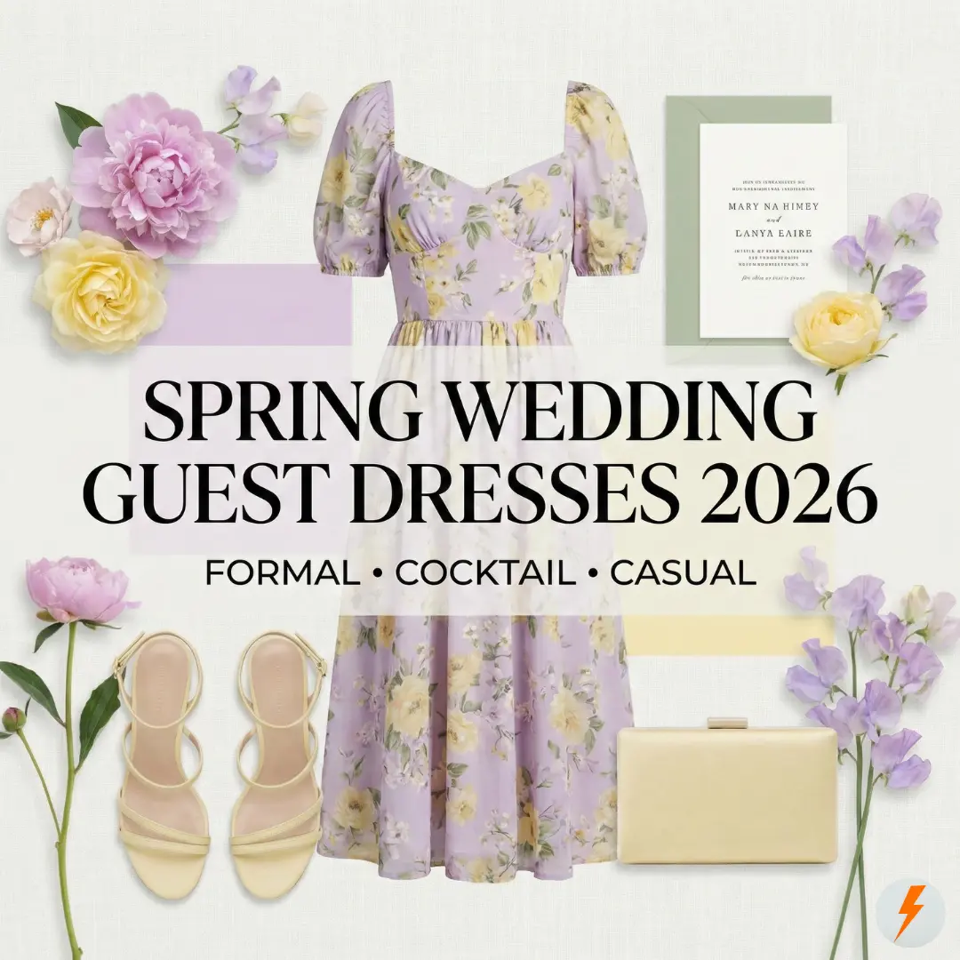 35+ Stunning Spring Wedding Guest Dresses to Wear in 2026 (Formal, Cocktail & Casual)