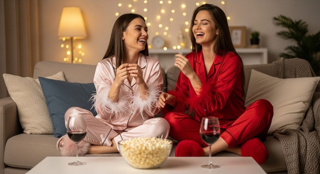 To capture the cozy, indoor sleepover aesthetic that is popular on TikTok.