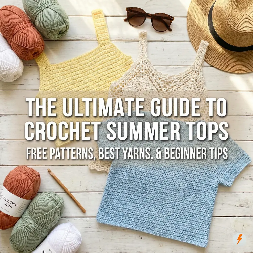The Ultimate Guide to Crochet Summer Tops: Free Patterns, Best Yarns, & Beginner Tips