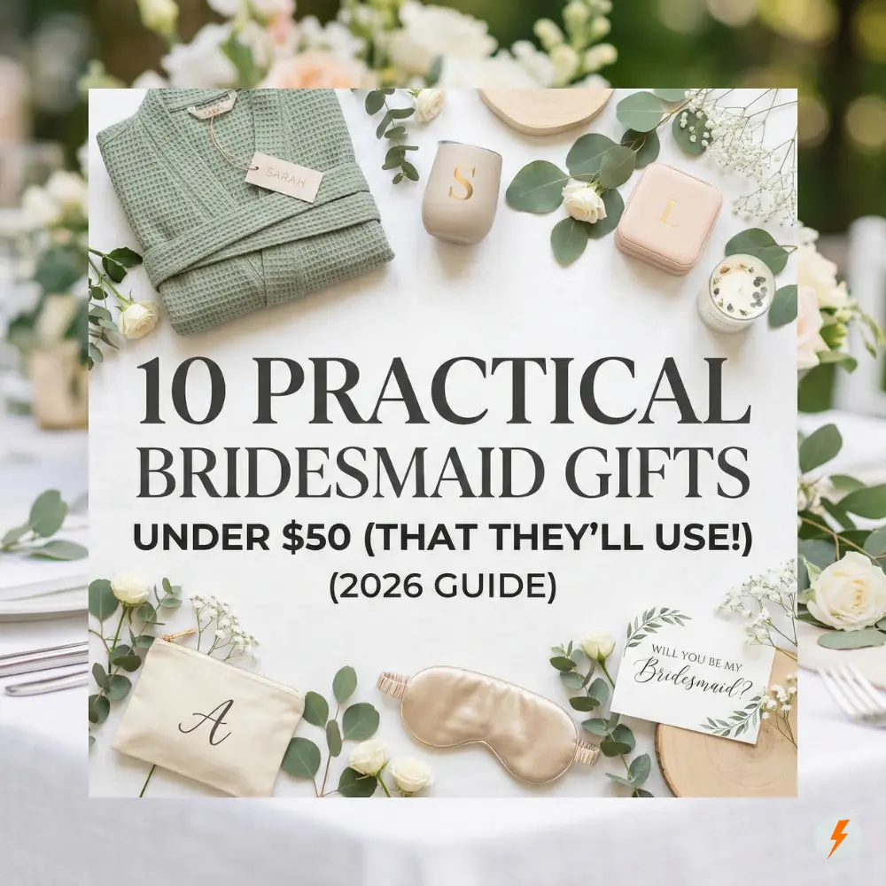 10 Practical Bridesmaid Gifts Under $50 They’ll Actually Use (2026 Guide)