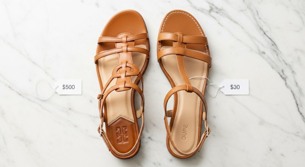 designer sandal vs dupe save or splurge guide 2026