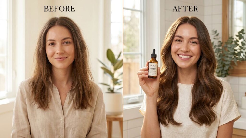 healthy hair scalp care results