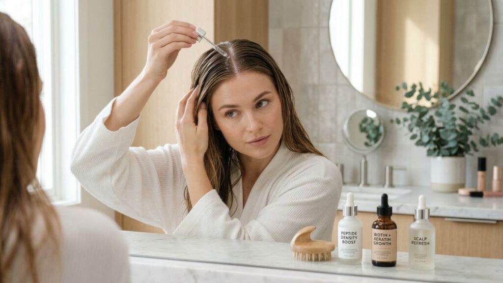 how to use scalp serum for hair growth