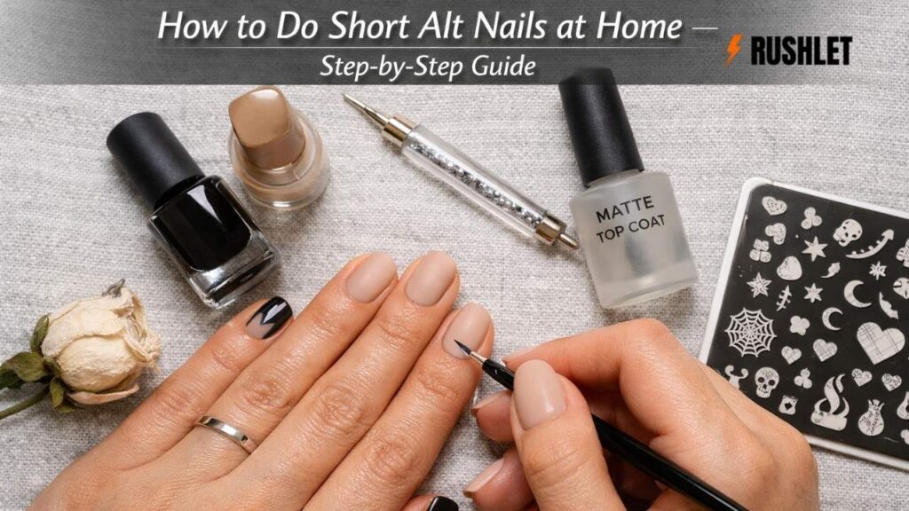 how to do short alt nails at home