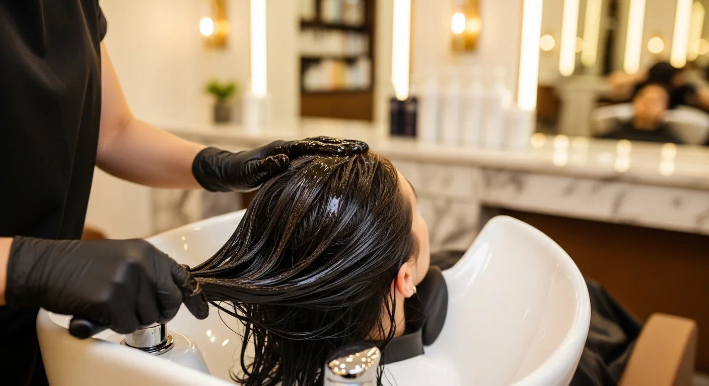 Expensive Brunette vs. Cowboy Copper: Which 2026 Hair Color Trend Suits You? Applying Hair Gloss Treatment For Expensive Brunette Shine 1024x559
